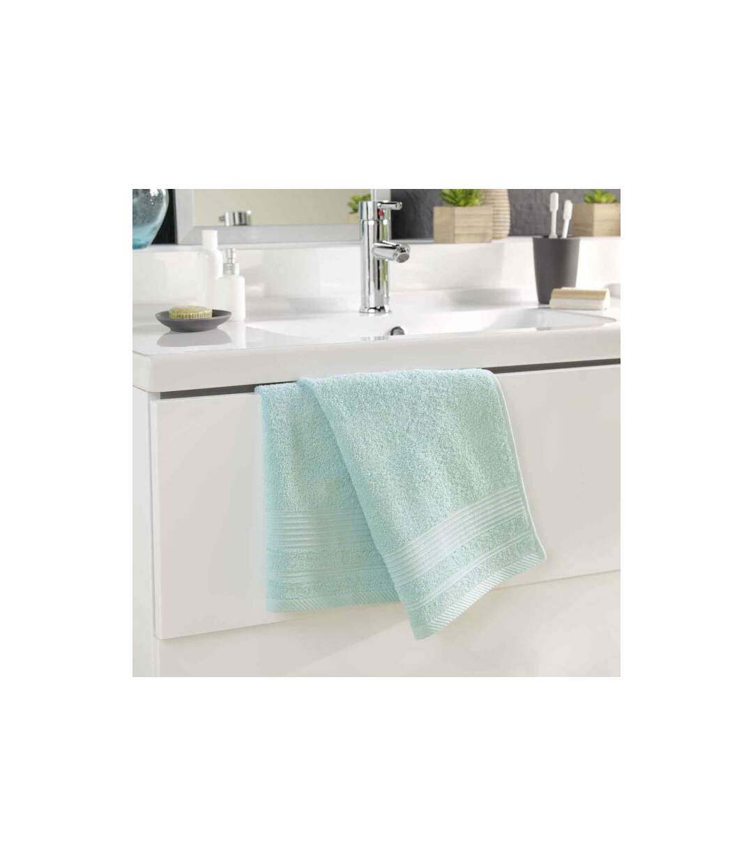 Serviette de Toilette Tendresse 50x90cm Céladon-2