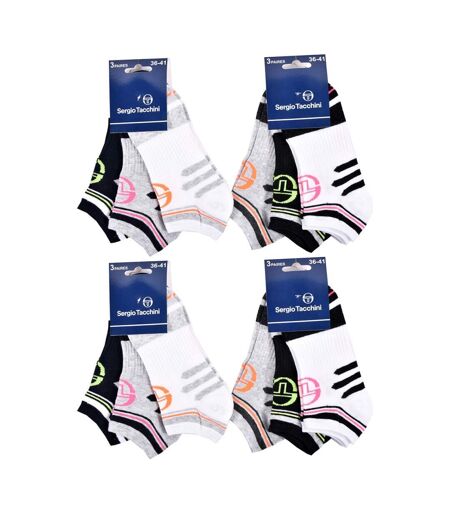 Chaussettes Femme SNEAKER SERGIO TACCHINI Lot de 12 - Pack de 12
