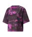 T-shirt de Running Noir Femme Puma Crop Stee - S