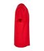 T-shirt Basic Homme Rouge Vif Build Your Brand-3