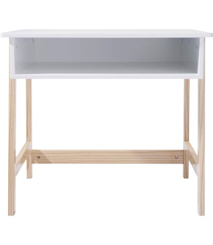 Bureau en bois enfant Douceur - L. 58 x H. 52 cm - Blanc