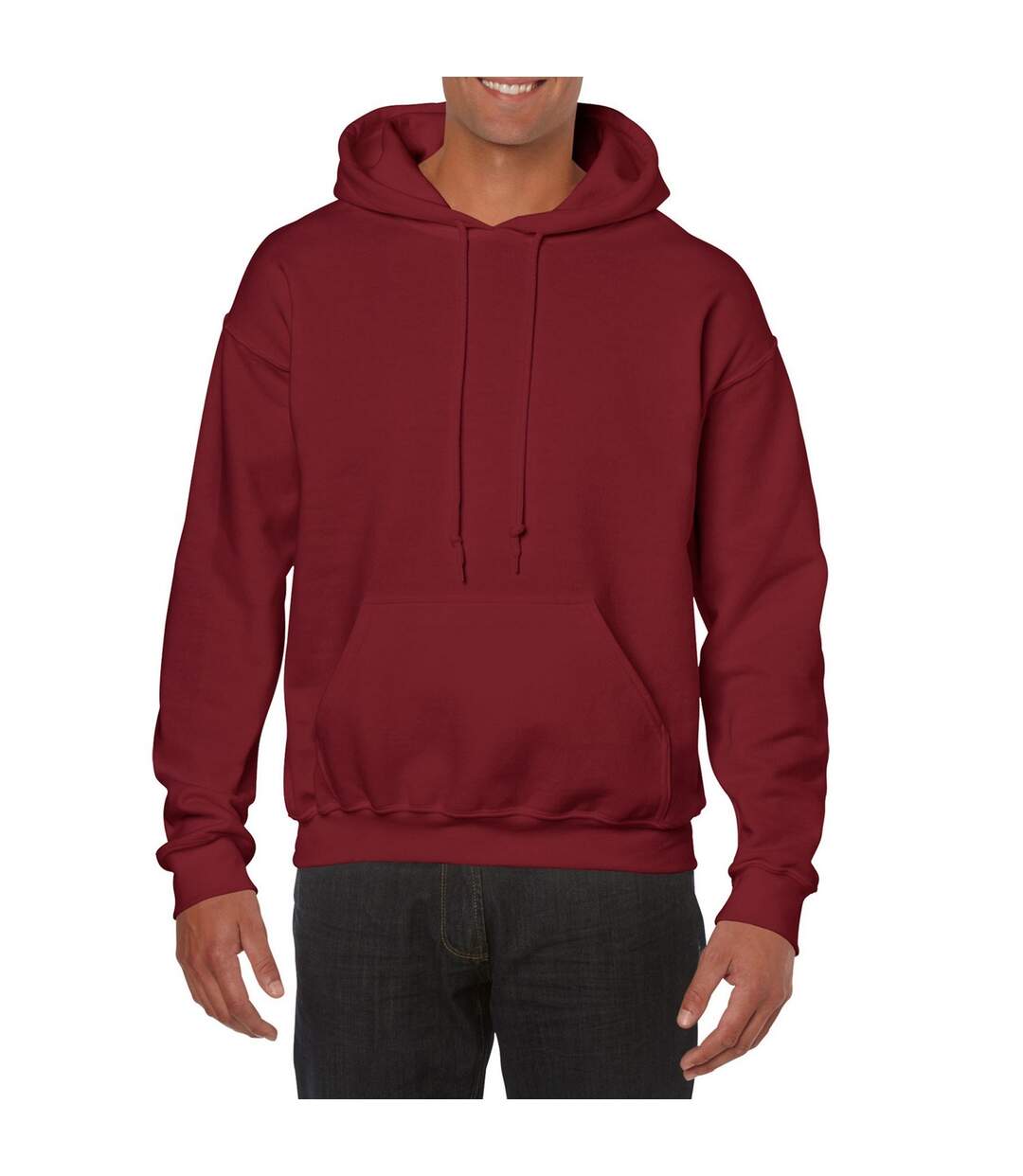 Sweat À Capuche Adulte Pourpre Foncé Gildan-1
