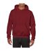 Sweat À Capuche Adulte Pourpre Foncé Gildan-1