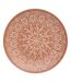 Lot de 6 Assiettes Plates en Céramique Inès 27cm Terracotta-1