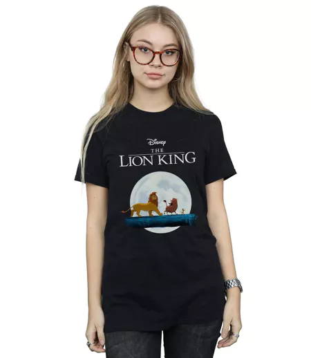 Disney - T-shirt THE LION KING HAKUNA MATATA WALK - Femme (Noir) - UTBI17155