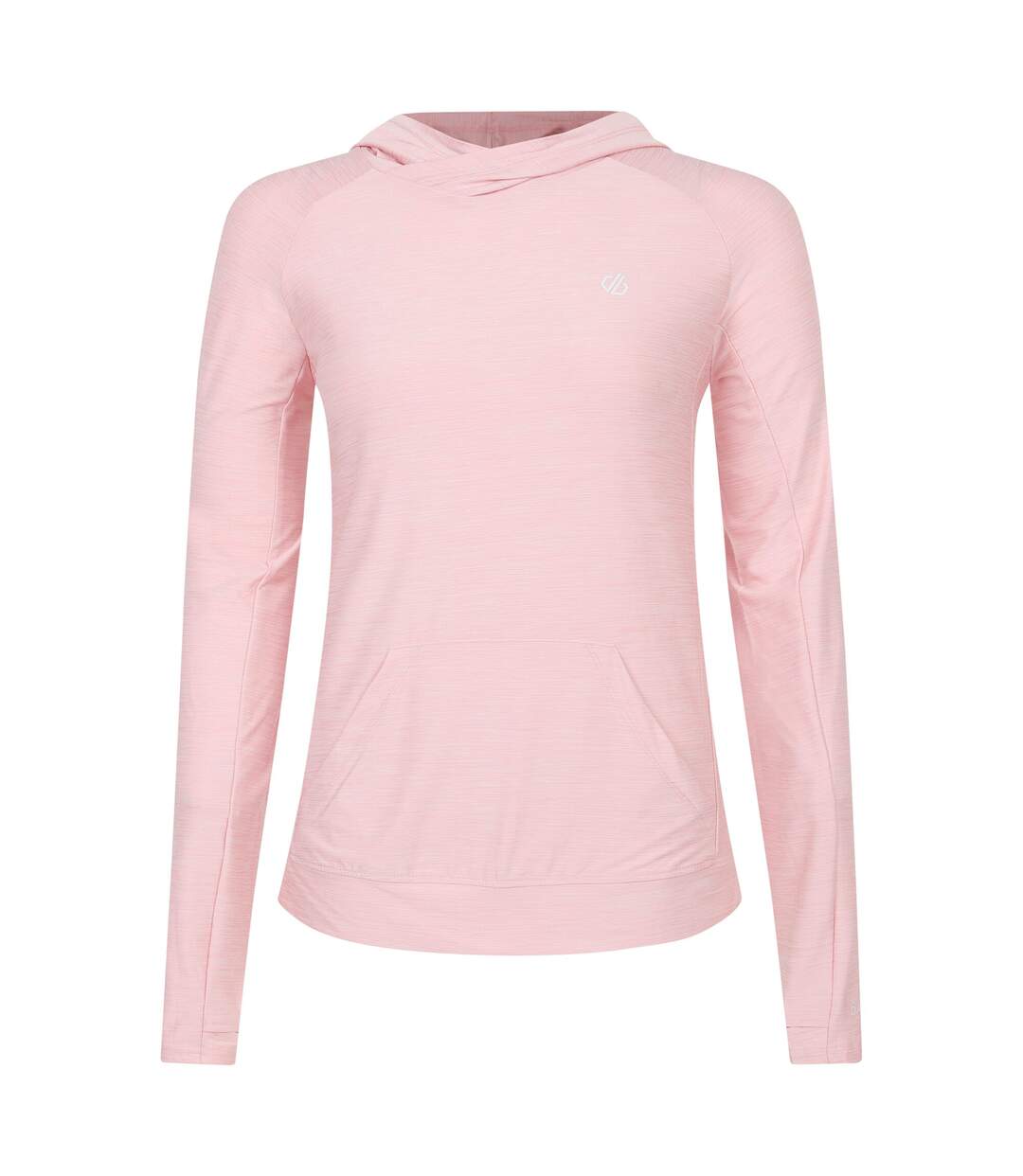 Womens/ladies sprint city lightweight hoodie crystal rose marl Dare 2b