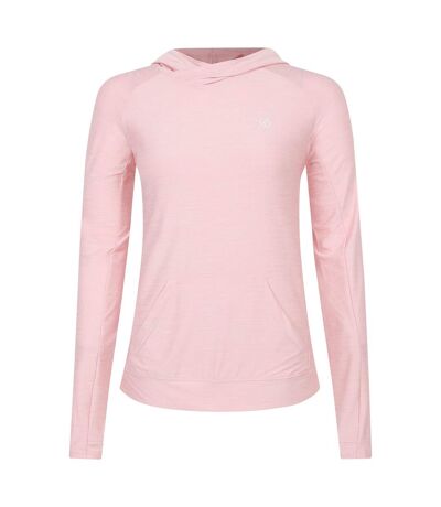 Sweat à capuche sprint city femme rose cristal chiné Dare 2b