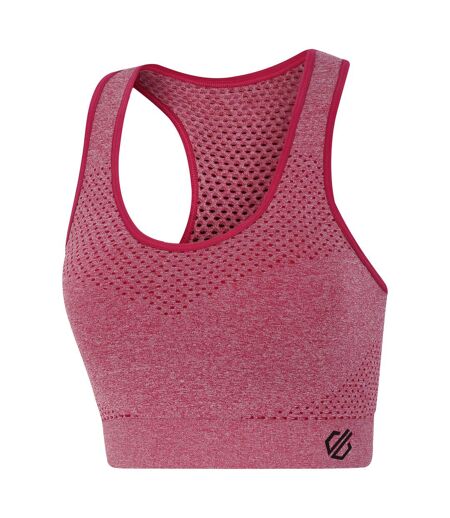 Brassière de sport femme rose baie chiné Dare 2b