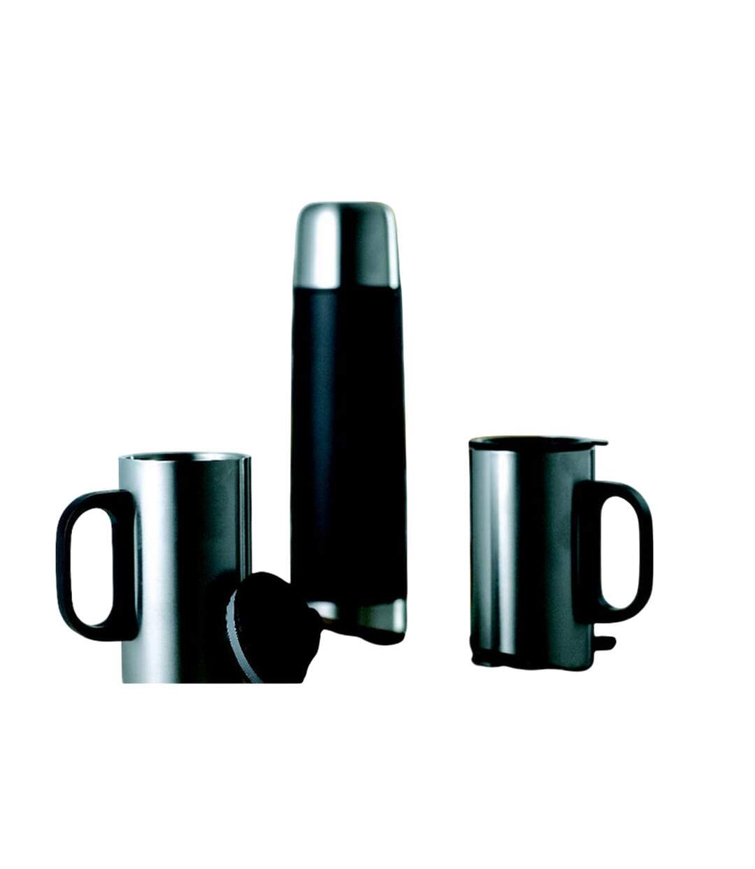 Set de flasque et tasse isoset taille unique noir MidOcean-2
