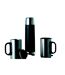 Set de flasque et tasse isoset taille unique noir MidOcean-2