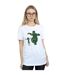 Disney Womens/Ladies The Jungle Book Mowgli And Baloo Dance Cotton Boyfriend T-Shirt (Blanc) - UTBI28328-2