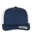 Casquette Trucker Bleu Marine Blanc Flexfit-1
