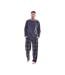 Ensemble De Pyjama Long Motif/style À Carreaux Homme Charbon Keanu-1