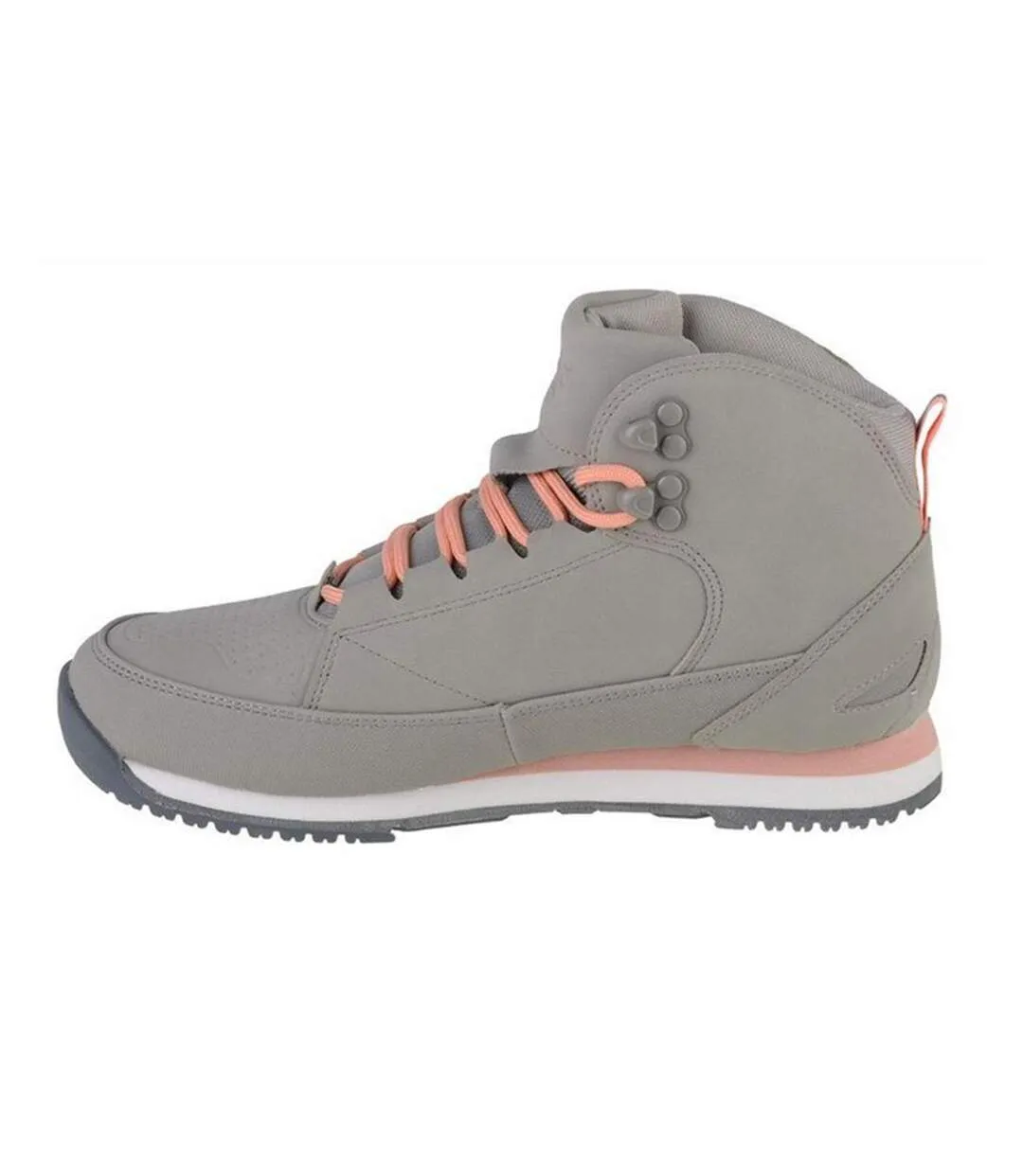 Childrens/kids Synthetic Leather High Cut Winter Boots Grey 4F-2