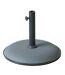 Pied de parasol - Béton - 15 Kg - Gris-1