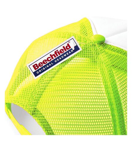 Casquette unisexe jaune fluo Beechfield