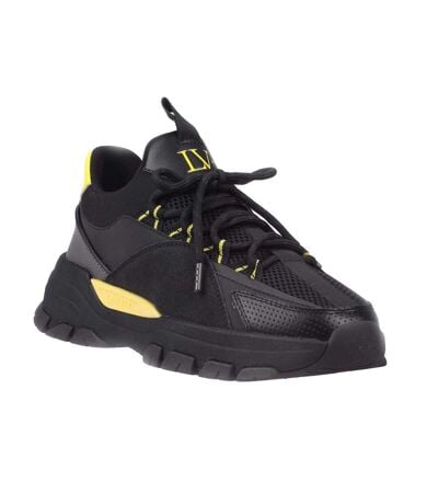 Baskets Creator Evo Homme Noir Jaune Lavair