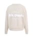 Sweat Motif/style Logo Authentic Femme Sable Rose London-3