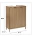 Meuble lavabo 2 portes en bois TASSO - Beige-3