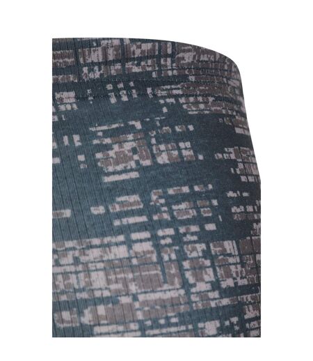 Mens Talus Dash Print Thermal Bottoms Black Mountain Warehouse