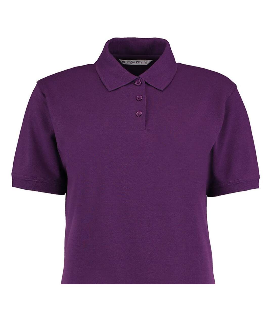 Polo Klassic Femme Violet Foncé Kustom Kit-2