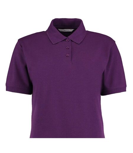 Polo Klassic Femme Violet Foncé Kustom Kit