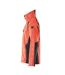 Mens Accelerate Safe Soft Shell Jacket Hi Vis Red Dark Navy Mascot-3