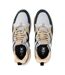 Mens Clik Suede Trainers White Grey Munich-3