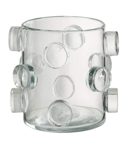 Vase Design en Verre Pebbles 20cm Transparent