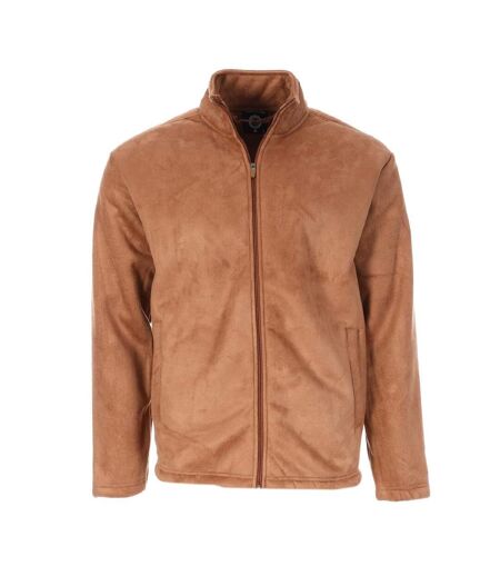 Veste en daim camel homme paname brothers steve