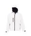 SOLS Mens Replay Hooded Soft Shell Jacket (Breathable, Windproof And Water Resistant) (White) - UTPC410-1