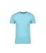 T-shirt manches courtes unisexe bleu clair Next Level