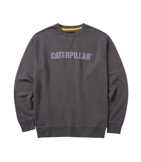 Mens logo midweight crew neck jumper magnet Caterpillar