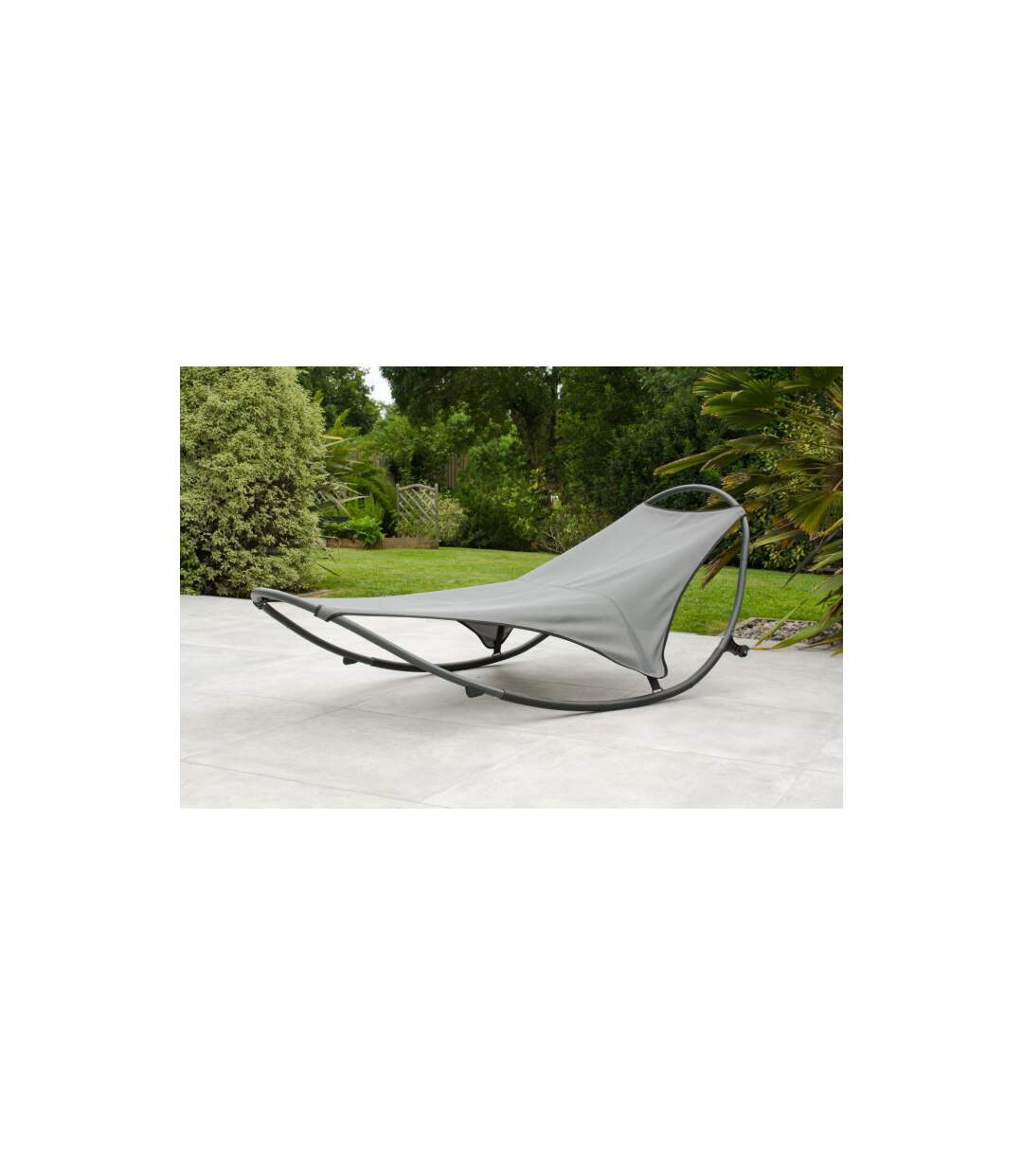 Bain de Soleil Basculant Hendaye 209cm Gris-5