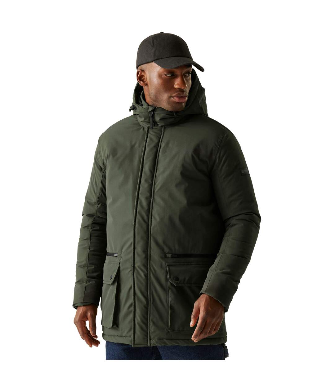 Doudoune Matelassée Rhodo Homme Kaki Foncé Regatta-1