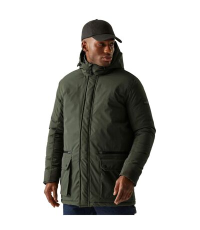 Doudoune Matelassée Rhodo Homme Kaki Foncé Regatta