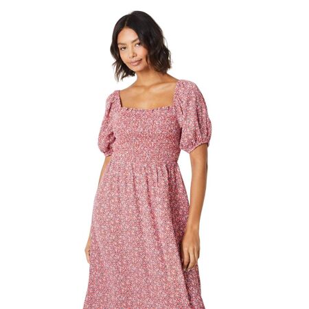 Robe mi-longue femme rose Dorothy Perkins