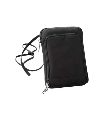 Travel wallet one size black Bagbase
