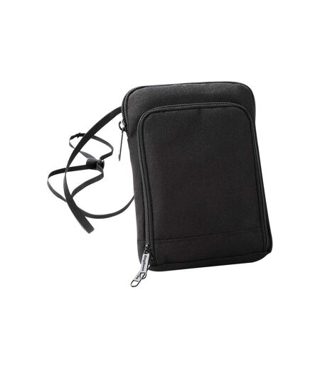 Travel wallet one size black Bagbase