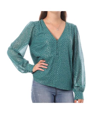 Blouse Bleu Femme Vila Viabbie - 36