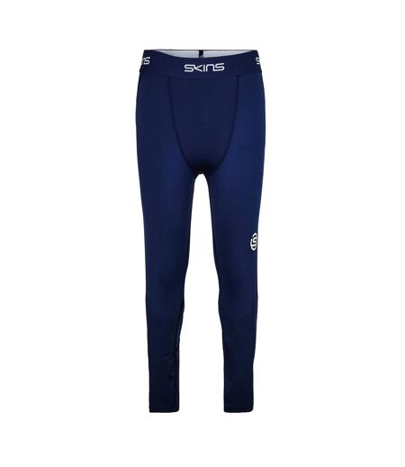 Mens Series-1 Performance Leggings Blue White Skins