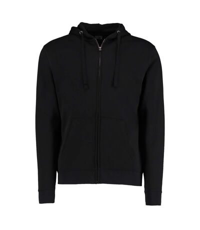 Kustom Kit Mens Full Zip Hooded Sweatshirt (Black) - UTBC3726