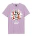 T-shirt rain adulte rose Amplified-1