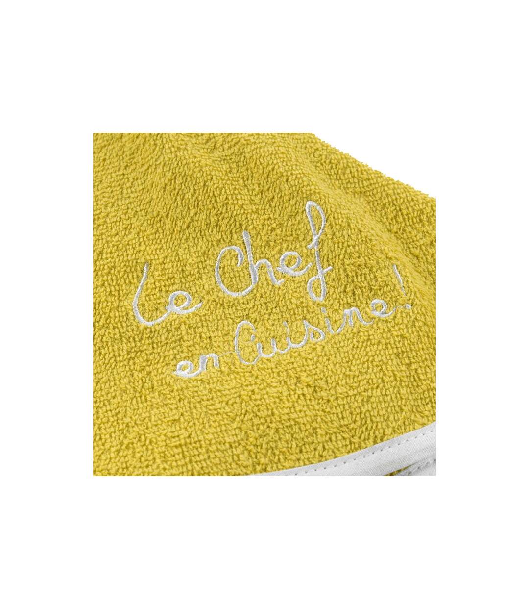 Essuie-Main Rond Cuistot 60cm Jaune-2