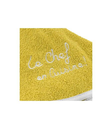Essuie-Main Rond Cuistot 60cm Jaune
