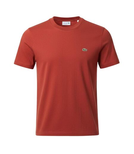 T-shirt Motif/style Logo Brodé Homme Rouge Lacoste