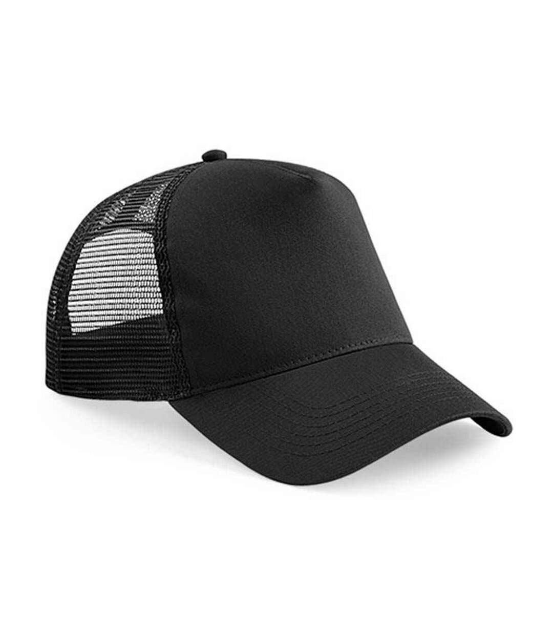 Casquette trucker adulte noir Beechfield-1