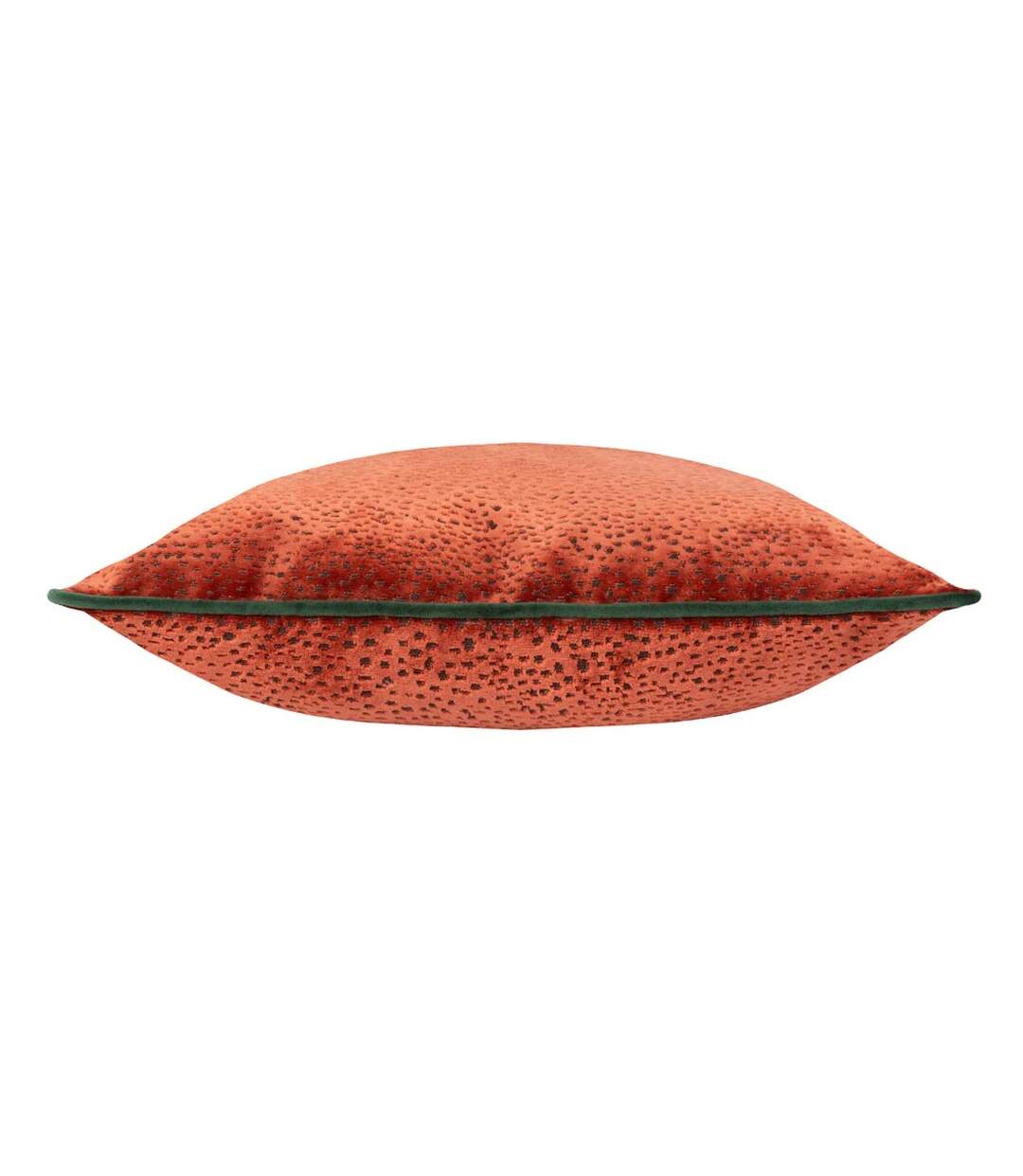 Estelle spotted cushion cover 45cm x 45cm paprika red/teal Paoletti-2