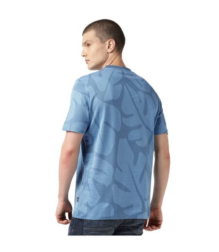 T-shirt Motif/style Imprimé Feuille Thompson Homme Bleu Clair Boss