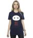 Disney - T-shirt BIG HERO BAYMAX ICON - Femme (Bleu marine) - UTBI15584-2